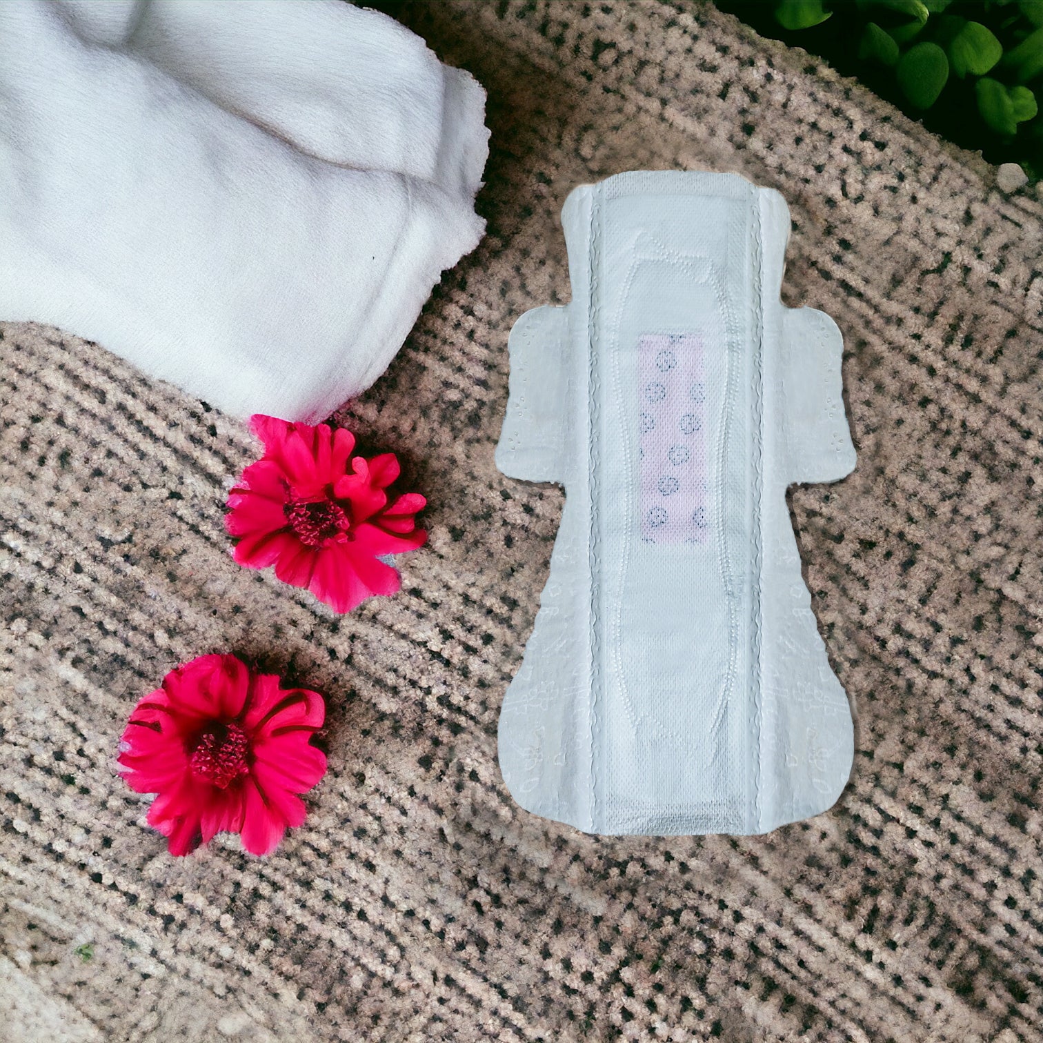100% organic sanitarty napkins pads teen & twins 